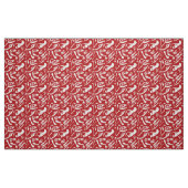 Dinosaurierknochen (rot) stoff (Fat Quarter (45,7 x 55,9 cm))