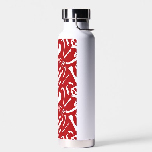 Dinosaurierknochen (rot) trinkflasche (Links)