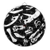 Dinosaurierknochen (schwarz) dartscheibe (vorne)