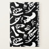 Dinosaurierknochen (schwarz und weiß) planer (Rückseite)