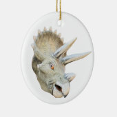 Dinosaurierkopf, Rundschmuck Keramik Ornament (Rechts)