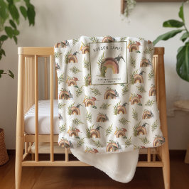 Dinosauriermuster | Monogram Sherpa Sherpadecke