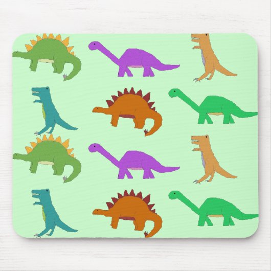 Dinosauriermuster mousepad (Vorne)
