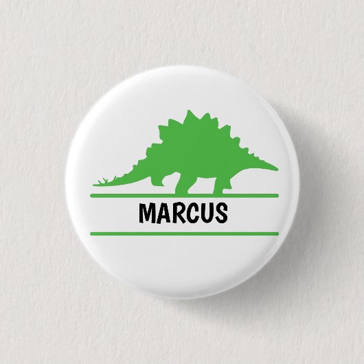 Dinosauriername Button (Vorderseite)
