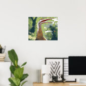 Dinosaurierposter - Quetzalcoatlus Poster (Heimbüro)