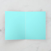 Dinosauriers erster Schneefall Feiertagskarte (Innenseite)