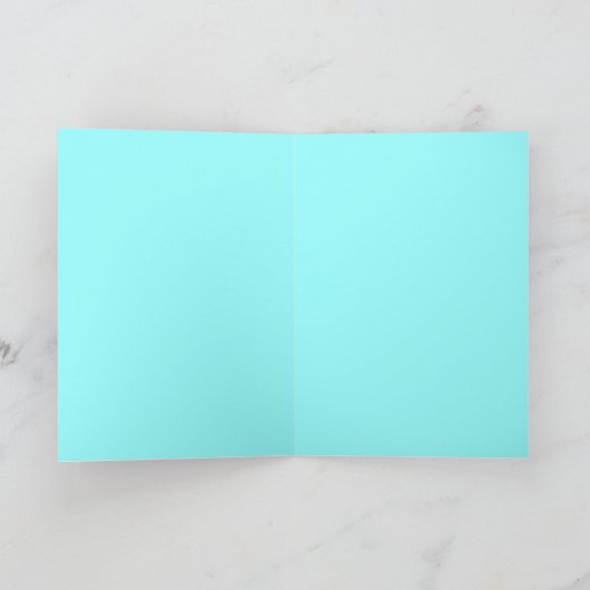 Dinosauriers erster Schneefall Feiertagskarte (Innenseite)