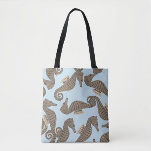 Dinosaurierskelett, grunge nahtloses Muster. Tasche