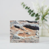 Dinosaurierspuren nördlich von Flagstaff Postkarte (Stehend Vorderseite)