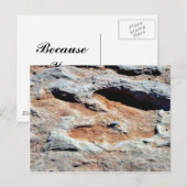 Dinosaurierspuren nördlich von Flagstaff Postkarte (Vorne/Hinten)