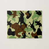 Dinosauriertarnungspuzzlespiel Puzzle (Horizontal)