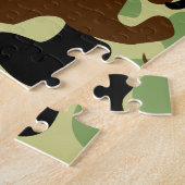 Dinosauriertarnungspuzzlespiel Puzzle (Seite)
