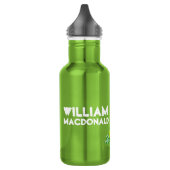 Dinosauriertrinkt grüner Stegosaurus-Jungenname Trinkflasche (Links)