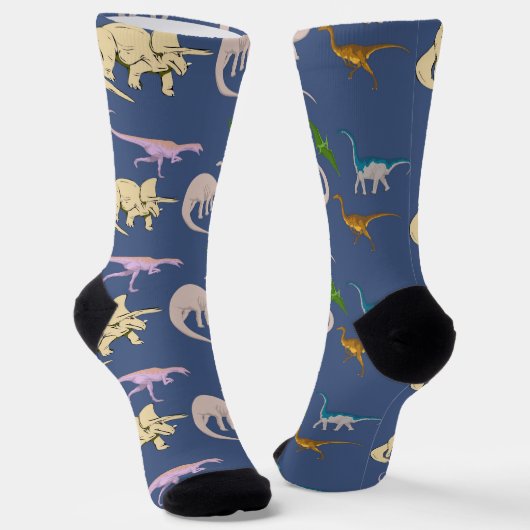 DINOSAURIOS SOCKEN (Gewinkelt)