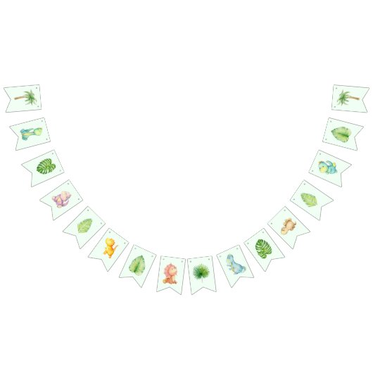 Dinosaurs Baby Wimpelkette (Alle)