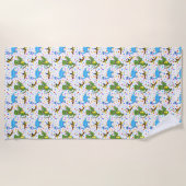 Dinosaurs Beach Towel Strandtuch (Vorderseite)