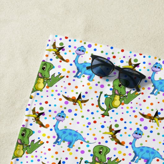 Dinosaurs Beach Towel Strandtuch (Beispiel)