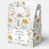 Dinosaurs Boho Prehistoric Party Animals Birthday Geschenkschachtel (Geöffnet)