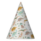 Dinosaurs Boho Prehistoric Party Animals Birthday Partyhütchen (Links)