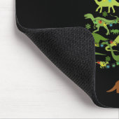 Dinosaurs Christmas Kids Christmas Tree Funny Love Mousepad (Ecke)