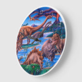 Dinosaurs Clock Große Wanduhr (Winkel)