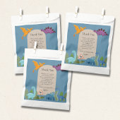 Dinosaurs Crossing, T-rex Baby Shower Geschenktütchen