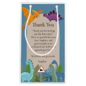 Dinosaurs Crossing, T-rex Baby Shower Kleine Geschenktüte