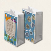 Dinosaurs Crossing, T-rex Baby Shower Kleine Geschenktüte