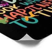 Dinosaurs Didnt Celebrate Pi Day Funny Math Teache Poster (Ecke)