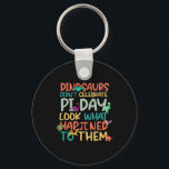 Dinosaurs Didnt Celebrate Pi Day Funny Math Teache Schlüsselanhänger<br><div class="desc">Dinosaurs Didnt Celebrate Pi Day Funny Math Teacher Boys Kid</div>