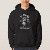 Dinosaurs Didn't Cheer Now They're Extinct Cheer Hoodie (Vorderseite)
