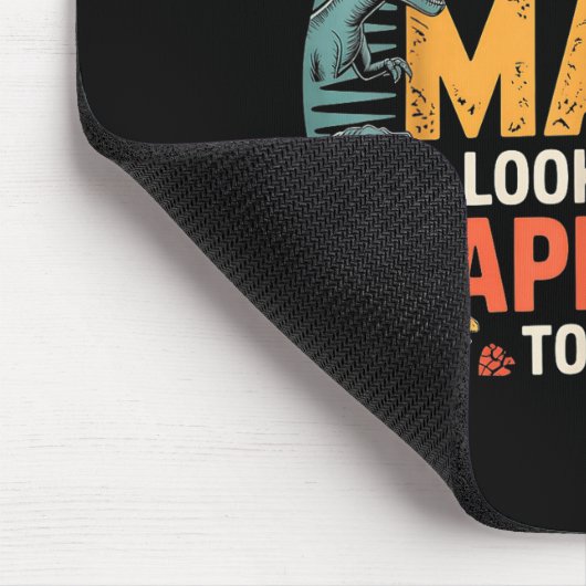 Dinosaurs Didn't Learn Math Funny Design For Kids Mousepad (Ecke)