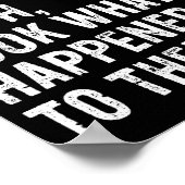 Dinosaurs Didn't Learn Math Funny Math Teacher Poster (Ecke)