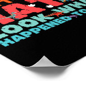 Dinosaurs Didn't Learn Math Funny Mathematics Math Poster (Ecke)