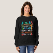 Dinosaurs Didnt Read Look What Happened To Them Te Sweatshirt (Vorne ganz)