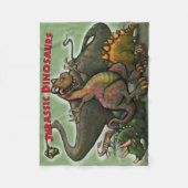 Dinosaurs Fleece Blanket (Vorderseite)