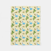 Dinosaurs Fleece Blanket (Vorderseite)