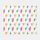 DINOSAURS FLEECEDECKE (Vorderseite (Horizontal))