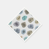 Dinosaurs Footprint Baby Shower Serviette (Ecke)