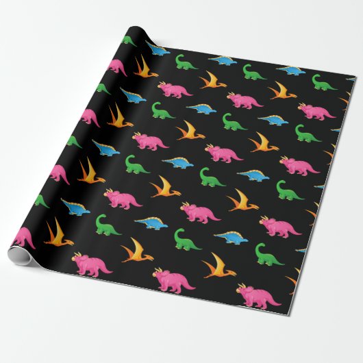 DINOSAURS GESCHENKPAPIER (Ungerollt)