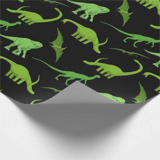 DINOSAURS GESCHENKPAPIER (Ecke)