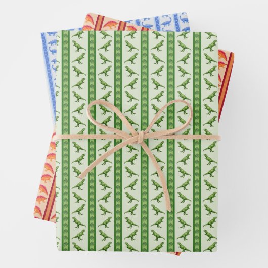 Dinosaurs Geschenkpapier Set (Beispiel)
