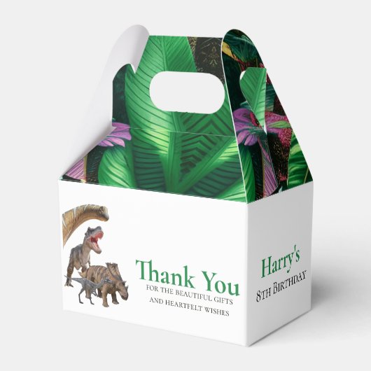 Dinosaurs Jurassic World Theme Gefälligkeitsbox Geschenkschachtel (Vorderseite)