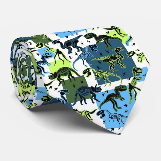Dinosaurs Krawatte (Gerollt)