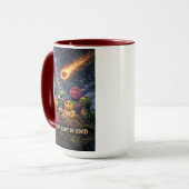 Dinosaurs Looking Up at Incoming Meteor Tasse (Vorderseite Links)