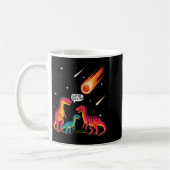 Dinosaurs Meteorite Sarcastic This Is Fine Funny Kaffeetasse (Links)