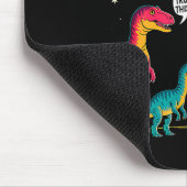 Dinosaurs Meteorite Sarcastic This Is Fine Funny Mousepad (Ecke)