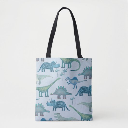 Dinosaurs Mid Blue Tasche (Vorderseite)