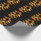 Dinosaurs Nug Life Dino Funny Chicken Nuggets Geschenkpapier (Ecke)