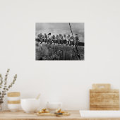 Dinosaurs on a Skyscraper Poster (Küche)